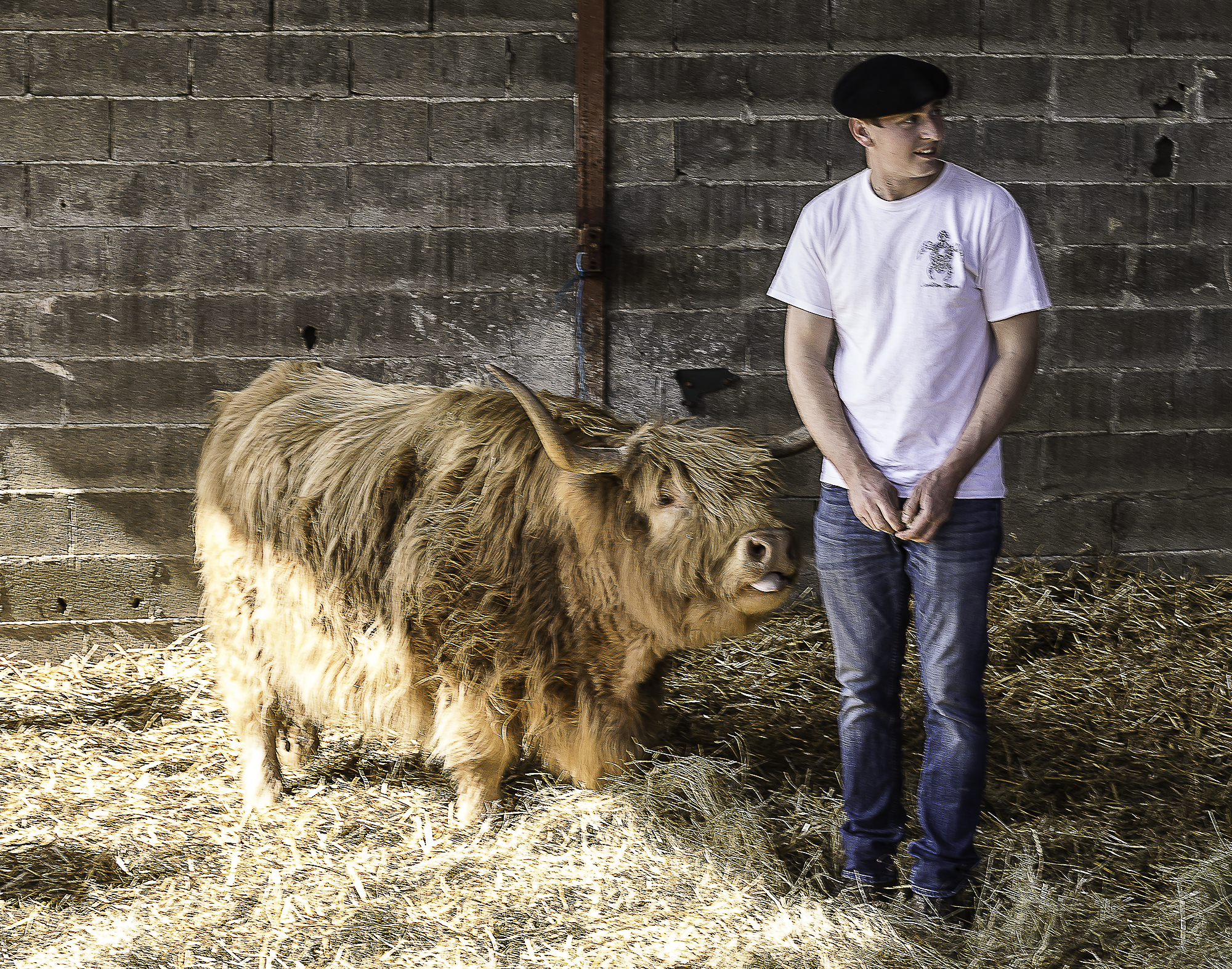 8 Lilian et vache Nanou