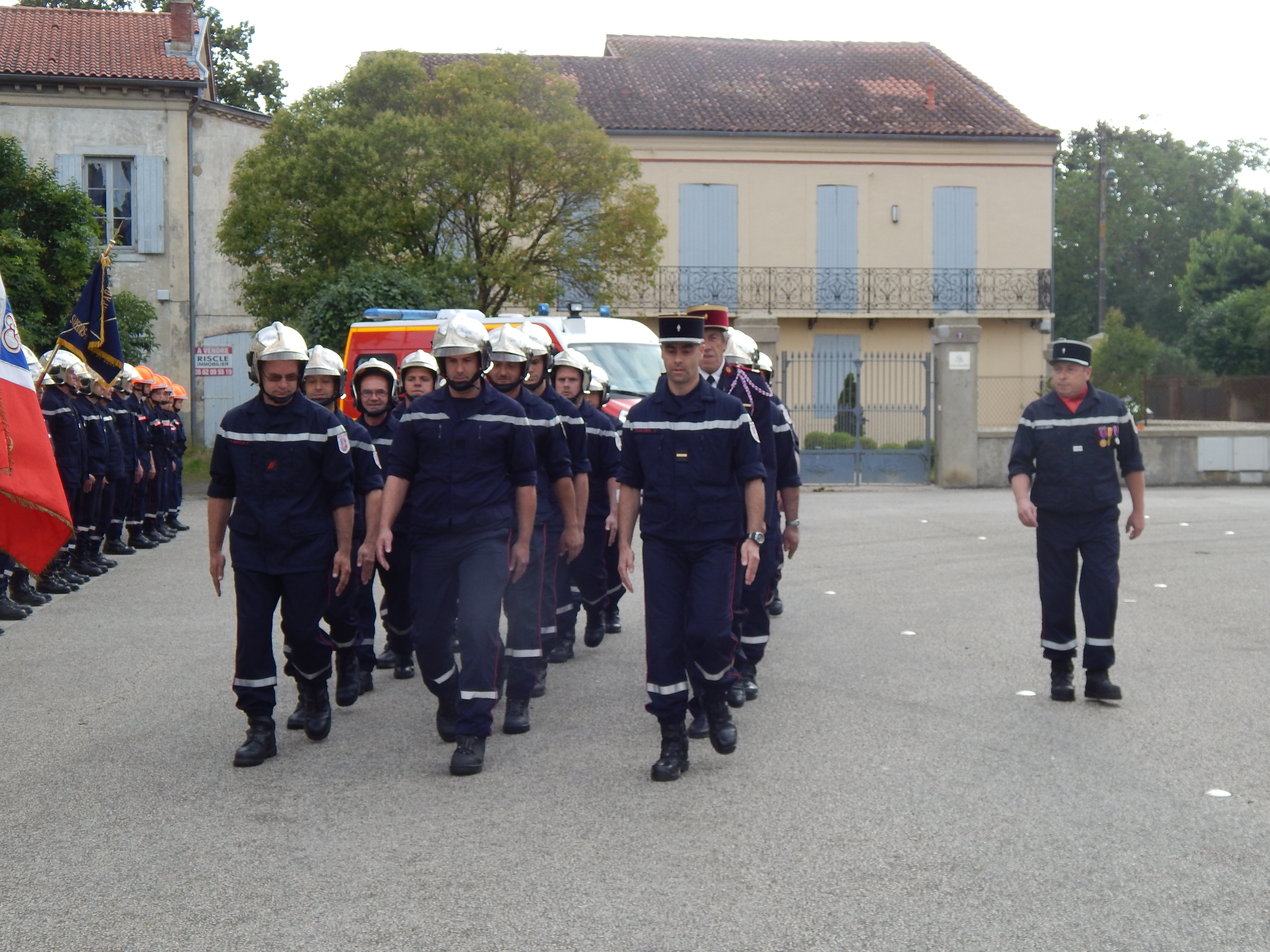 RISCLE NOUVEAU CHEF DU CENTRE DE SECOURS DSCN2552(4).JPG  Crédit Photo J C Dedevant