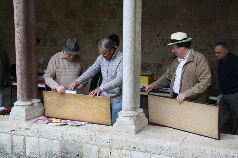 Fete du Timbre 2016 Auch Installation des collections.JPG