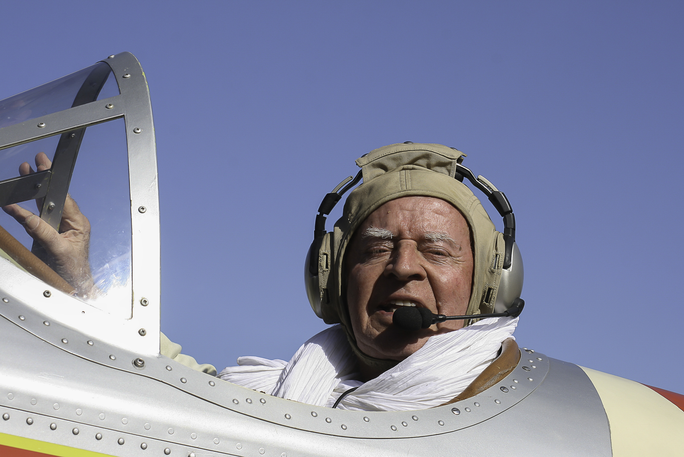 DR Van Overstraeten André Malibos sur le Bréguet XIV 091016.JPG