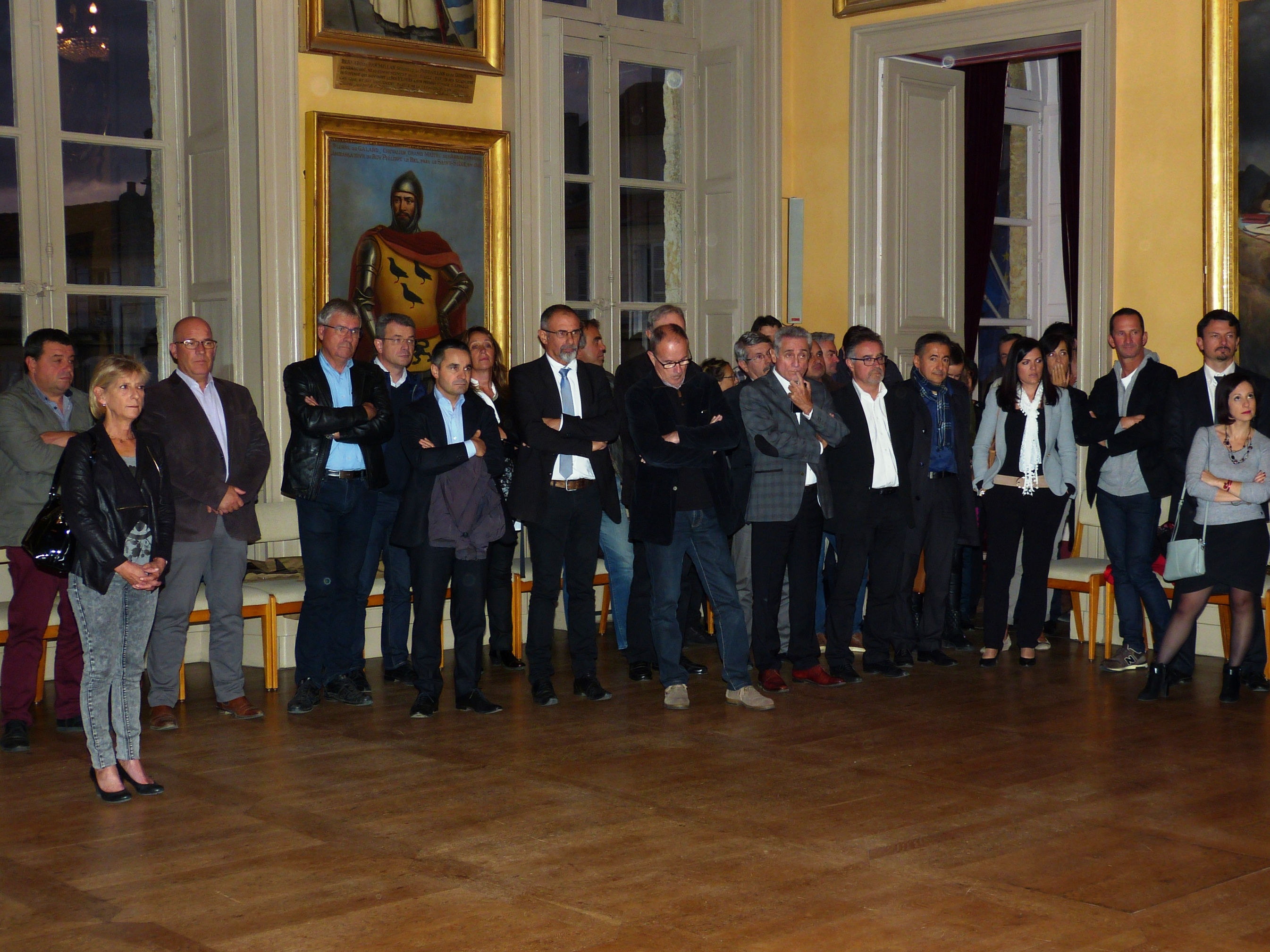 colombelle 2016 l'assistance salle des illustres Mairie d'AUCH..JPG