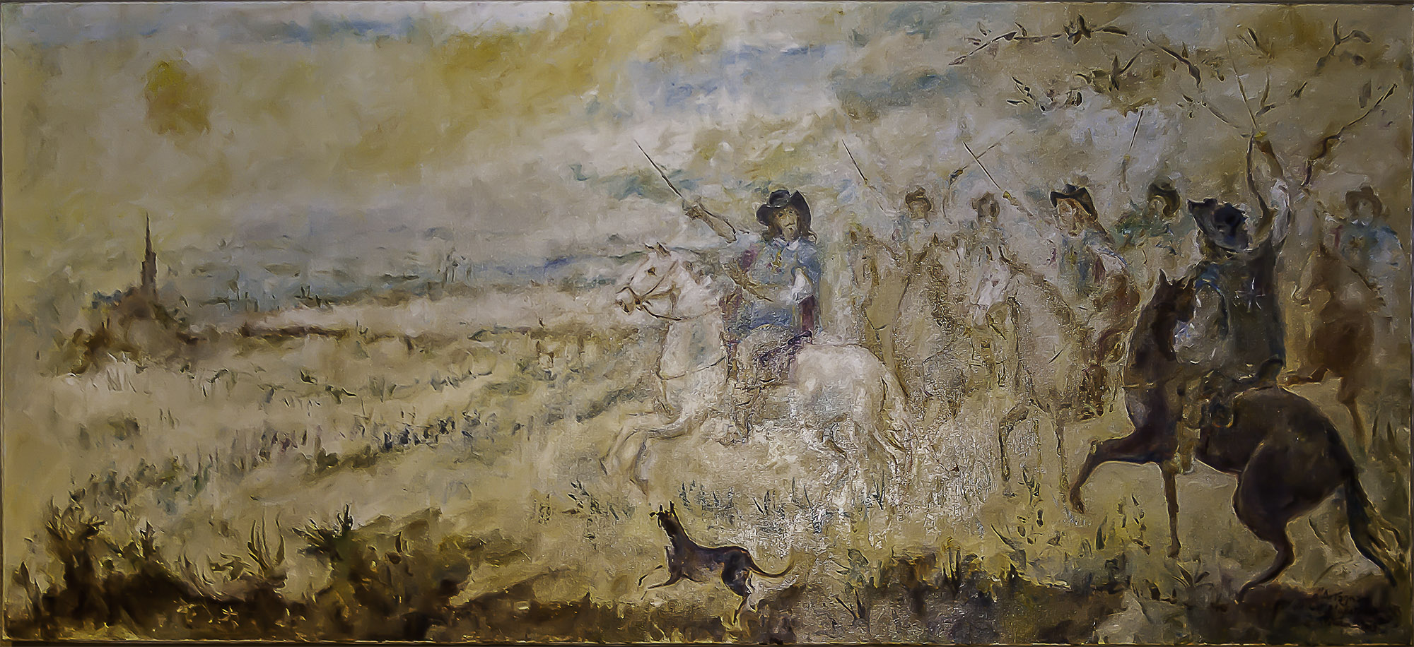 6 Tableau des mousquetaires de Palaiseau ds sdf de Lupiac191210.jpg