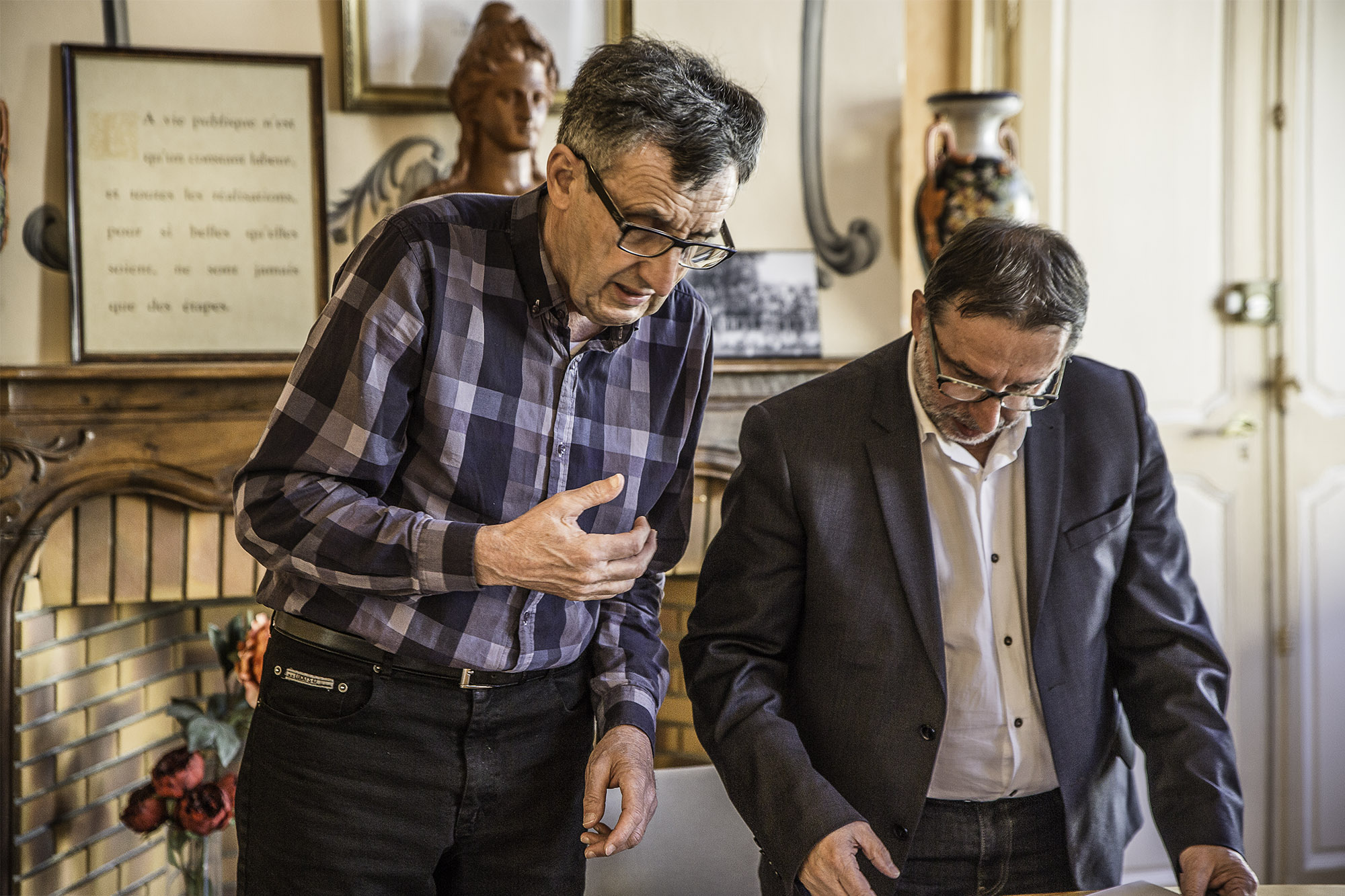 1 Roger Combres et Christian Peyret avant le le CM 1bis 120417.jpg