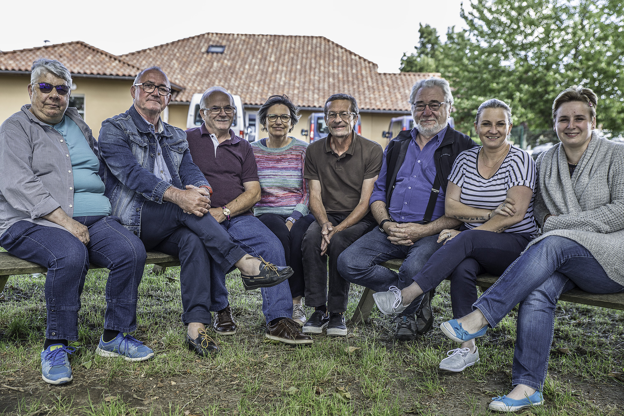 1 Jocelyne Martin José Marseillan Jean-Michel Lalande Jocelyne Sanson René Jambes Gilles DréanicAngélique Bernadet Laëtitia Laboudigue 1bis 060617.jpg