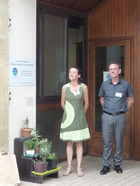 Inauguration CPIE - Sandrine Leprun, directrice & Vincent Labart,président.jpg