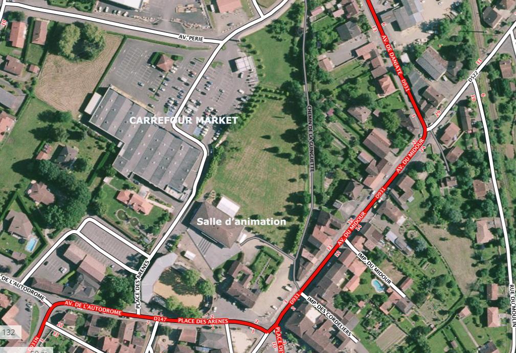 Plan de Nogaro salle d'animation capture géoportail 230717 .jpg