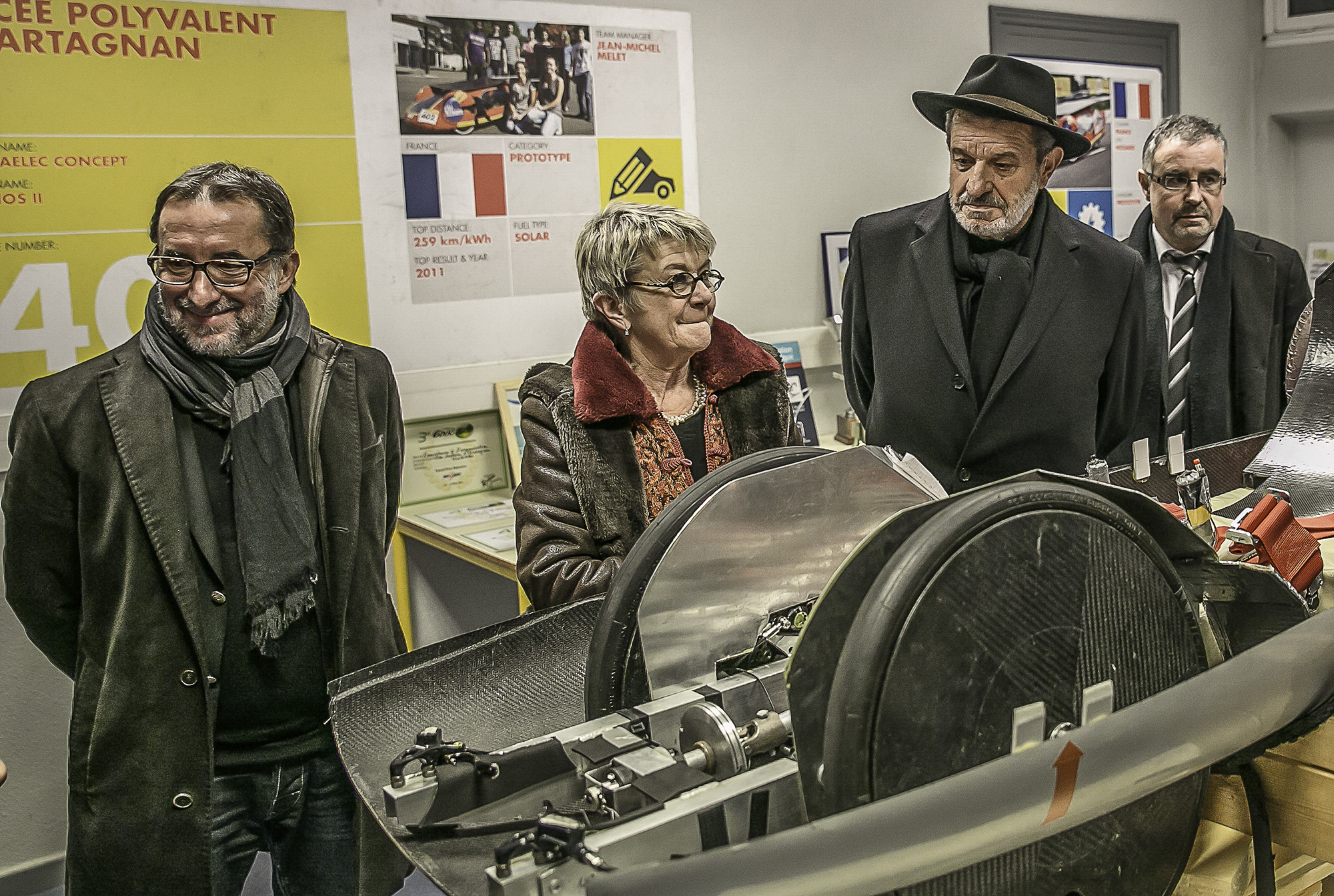 Christian Peyret Elisabeth Dupuy-Mitterrand  Jean-Pierre Pujol et Philippe Dupouy CD 1bis 261113.jpg