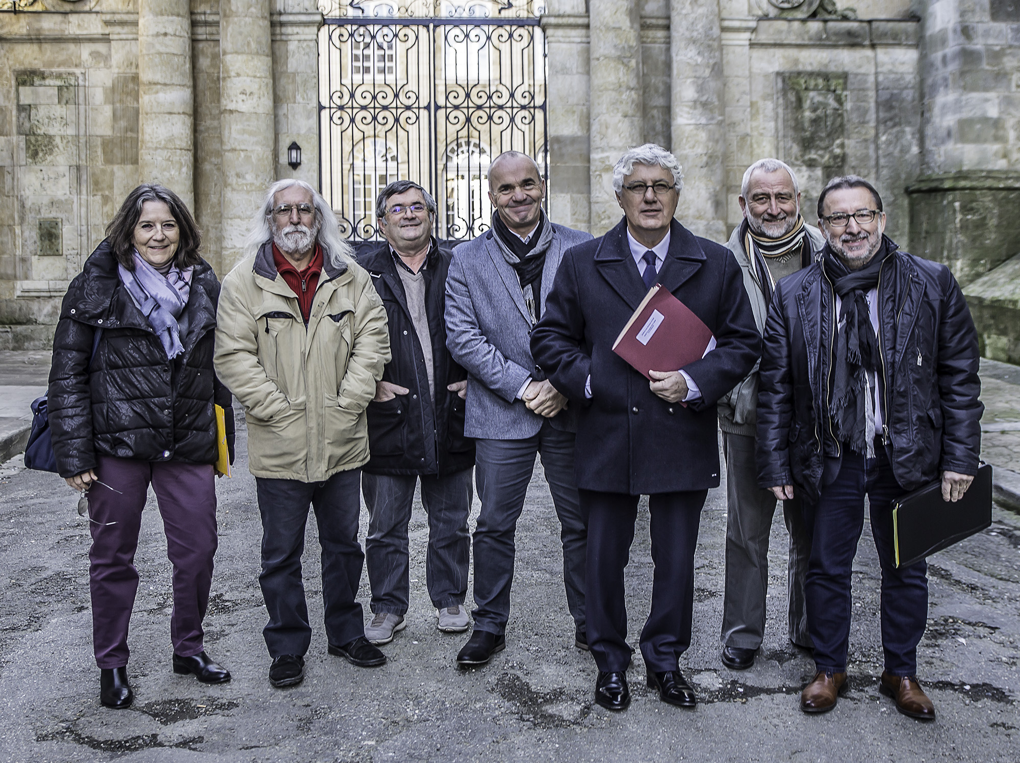 1 Caroline Vincent Pierre Capdepont Michel Marque  Thierry sain-Martin Philippe Martin Yves Imbert Christian Peyret 1bis 161117.jpg