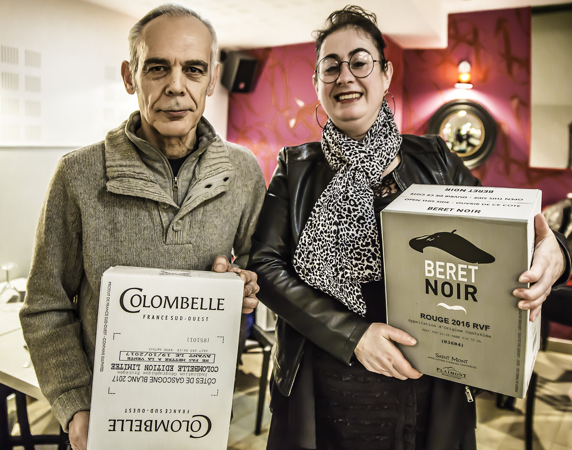 4bis Jean-Louis Bautista avec la ccçante de La Mie Câline 1bis 141217.jpg
