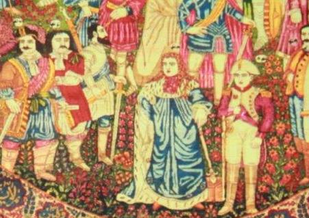 tapis avec Louis XIV et Napooléon.JPG