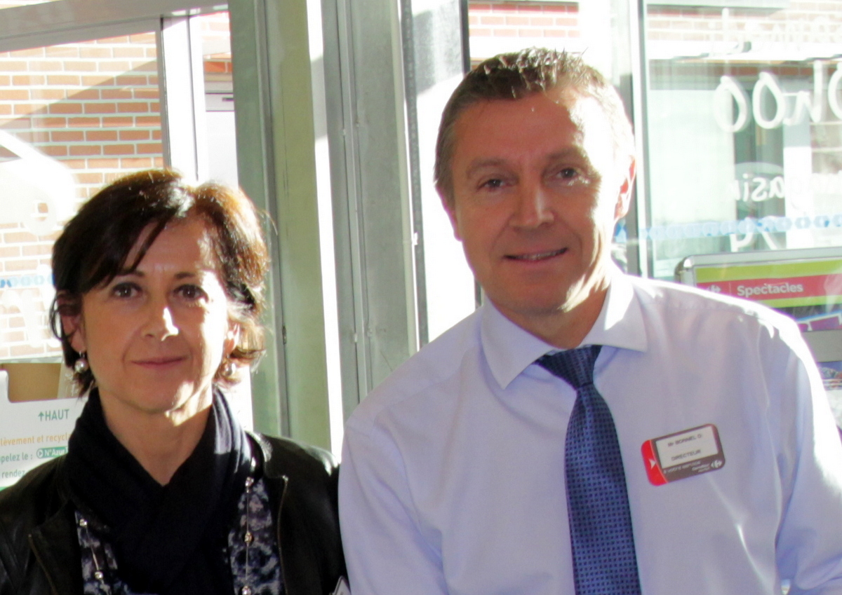 Pascale et Dominique Bonnel lors d'une précédente animation.JPG