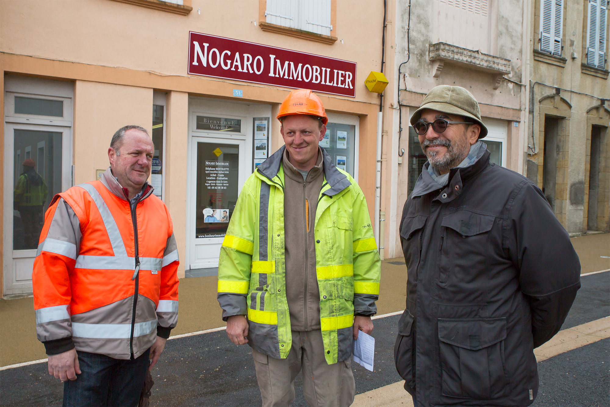 3 Gérard Lalanne INGC,  Chef de chantier Alexandre Capelli de Colas et Joseph Belkri 1bis 260318.jpg