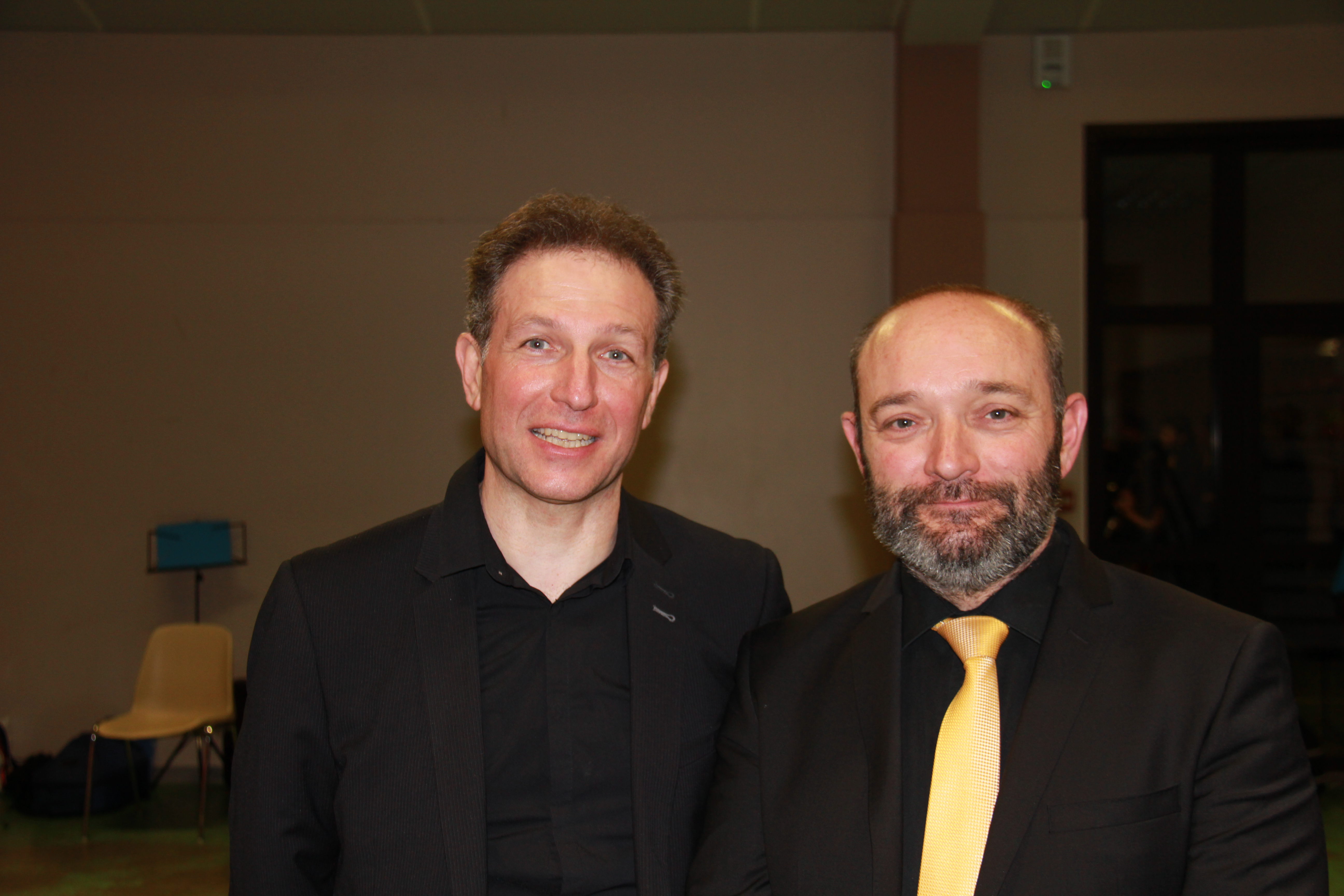 Jean-Louis Salvaire et Nicolas Messonnier, les deux chefs d'orchestre.JPG