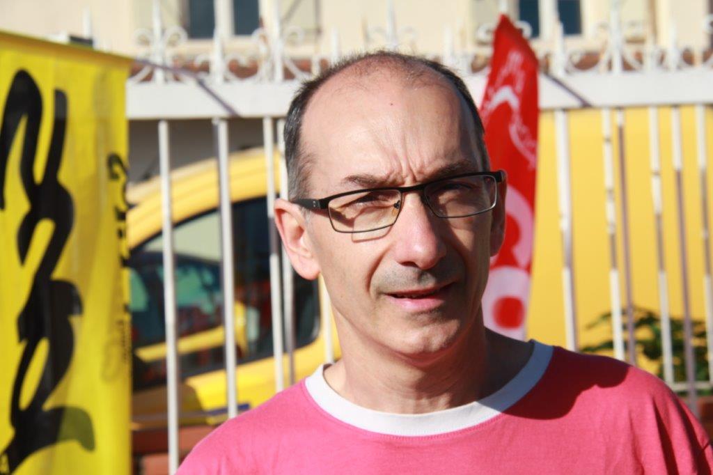 Jean-Luc Semont secrétaire général Sud PTT Gers.JPG