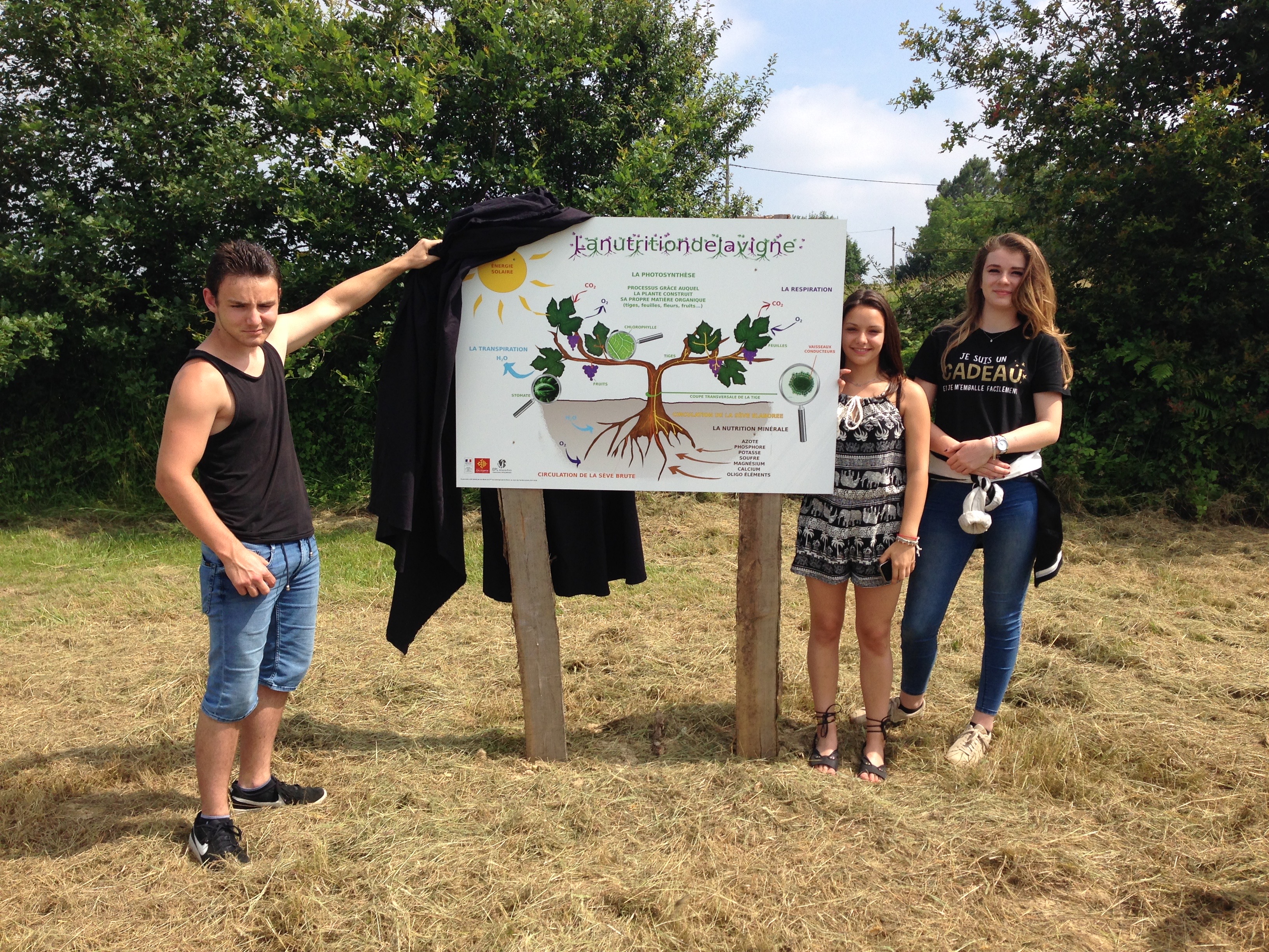 RISCLE LYCEE AGRICOLE JUILLET 2018 inauguration panneau vigne 3ème bis.jpg
