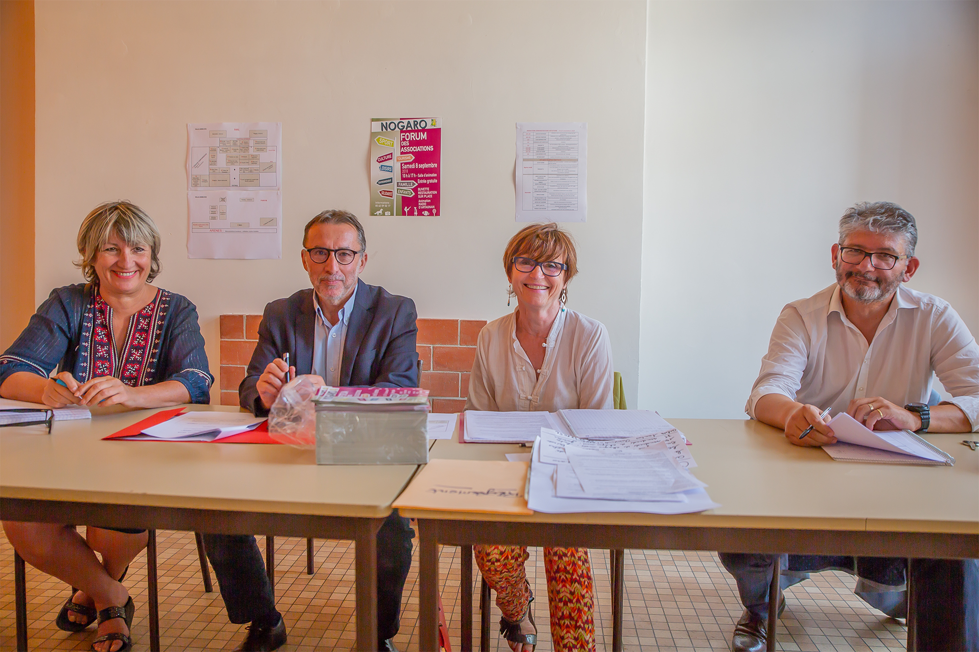 2 Christine Carrère-Campistron Christian Peyret Maryse Martinot et X Ferrer  1bis 290818.jpg
