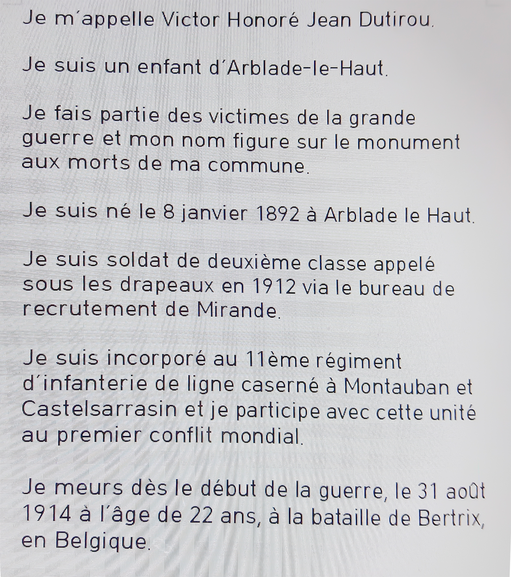 1 DR JM Danard Le soldat Victor Dutirou 1bis 111118.jpg