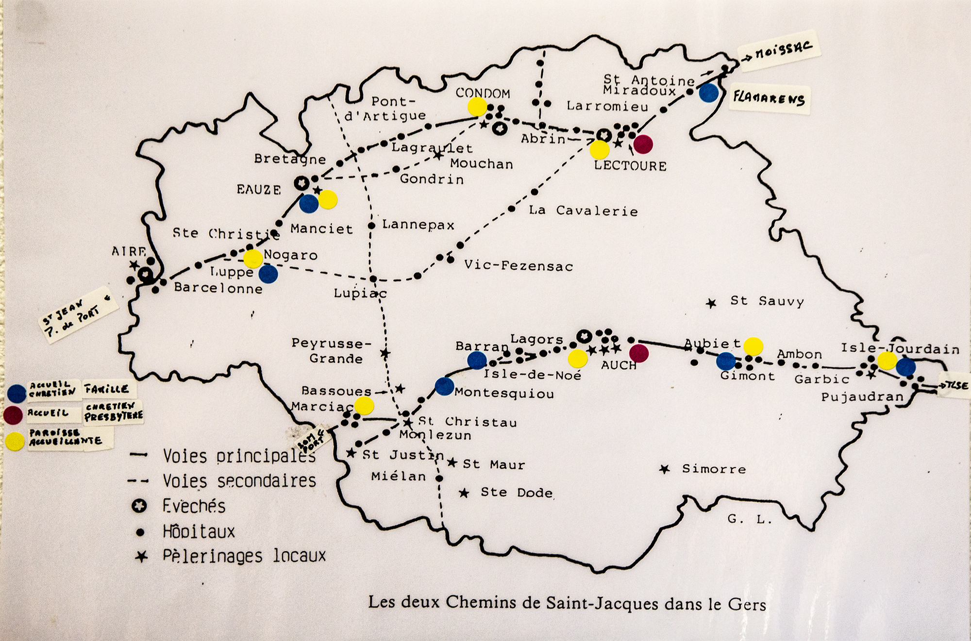 13 Carte des chemins de saint-Jacques affichée par M-F Migeot 1bis 091218.jpg