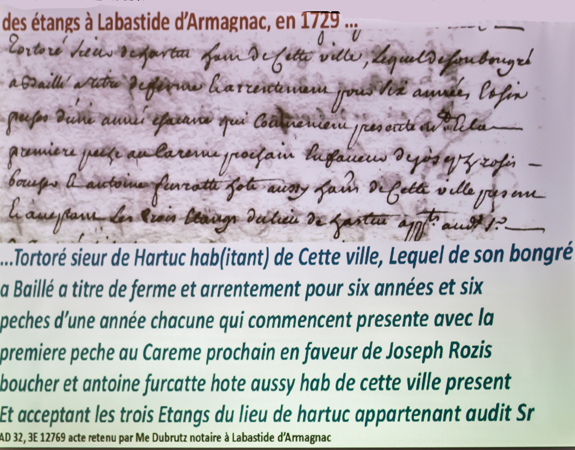 3 Un boucher acète des étangs à Labastide projeté par Jacques Lapart 1bis 230219.jpg