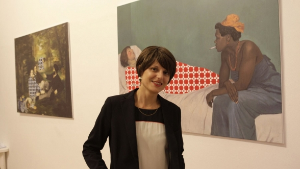 DR Brahim Taougar Le360 L'expo Rhabillez-vous pour un art propre à Marseille Casablanca 2014.jpg