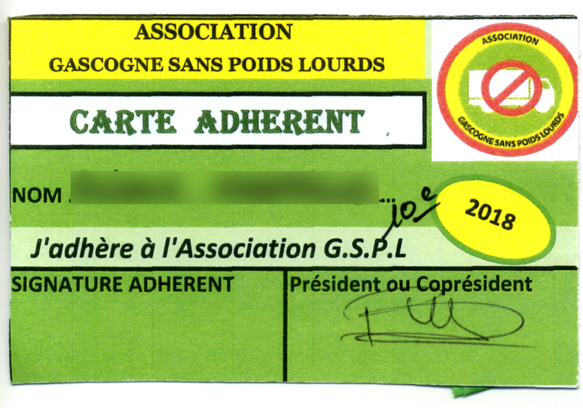 Carte d'adhérent à Gascogne sans poids lourds             391.jpg