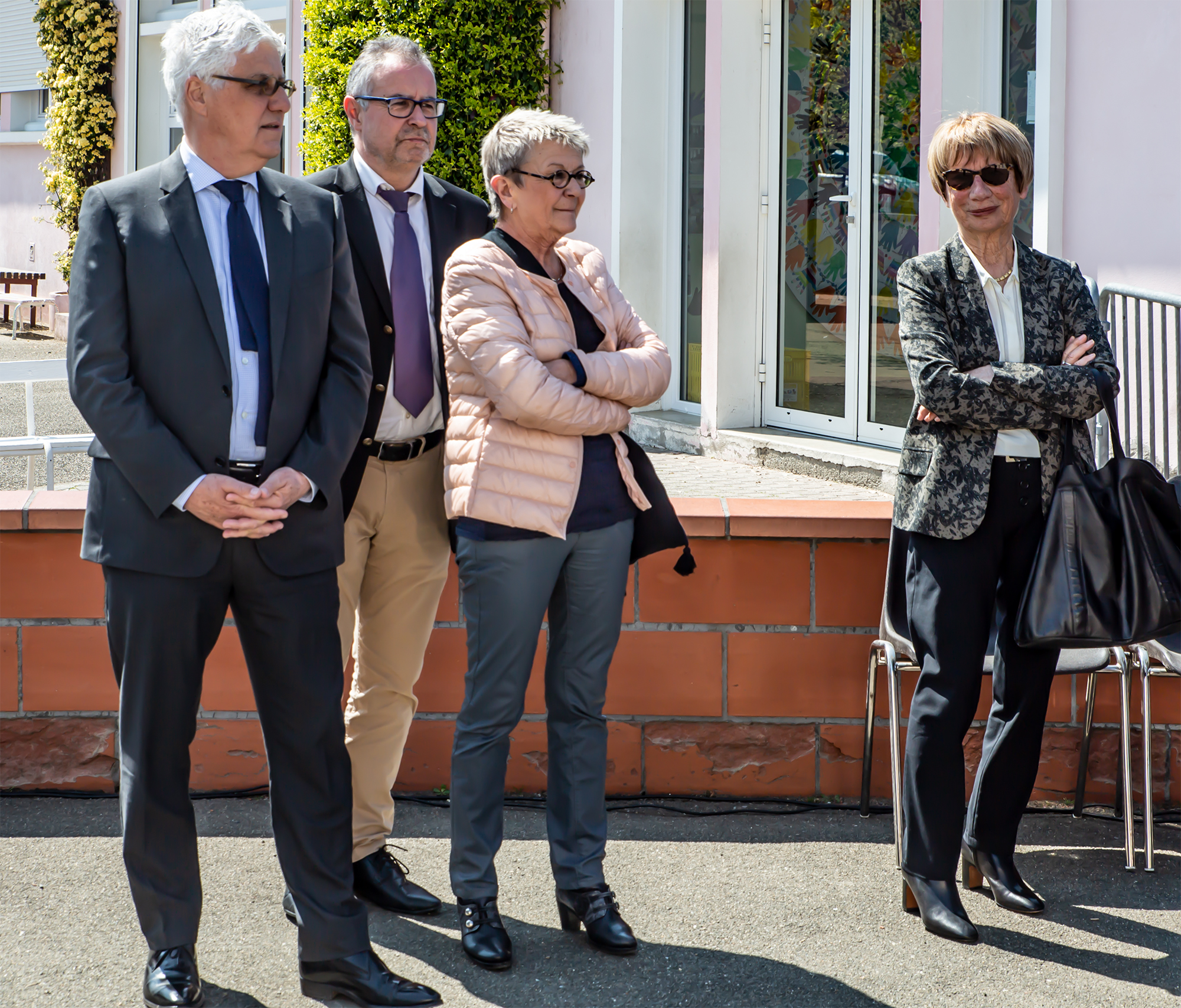 2 Philippe Martin Philippe Dupouy Elisabeth Dupuy-Mitterrand et Marie-Claire Pujol 1bis 120419.jpg