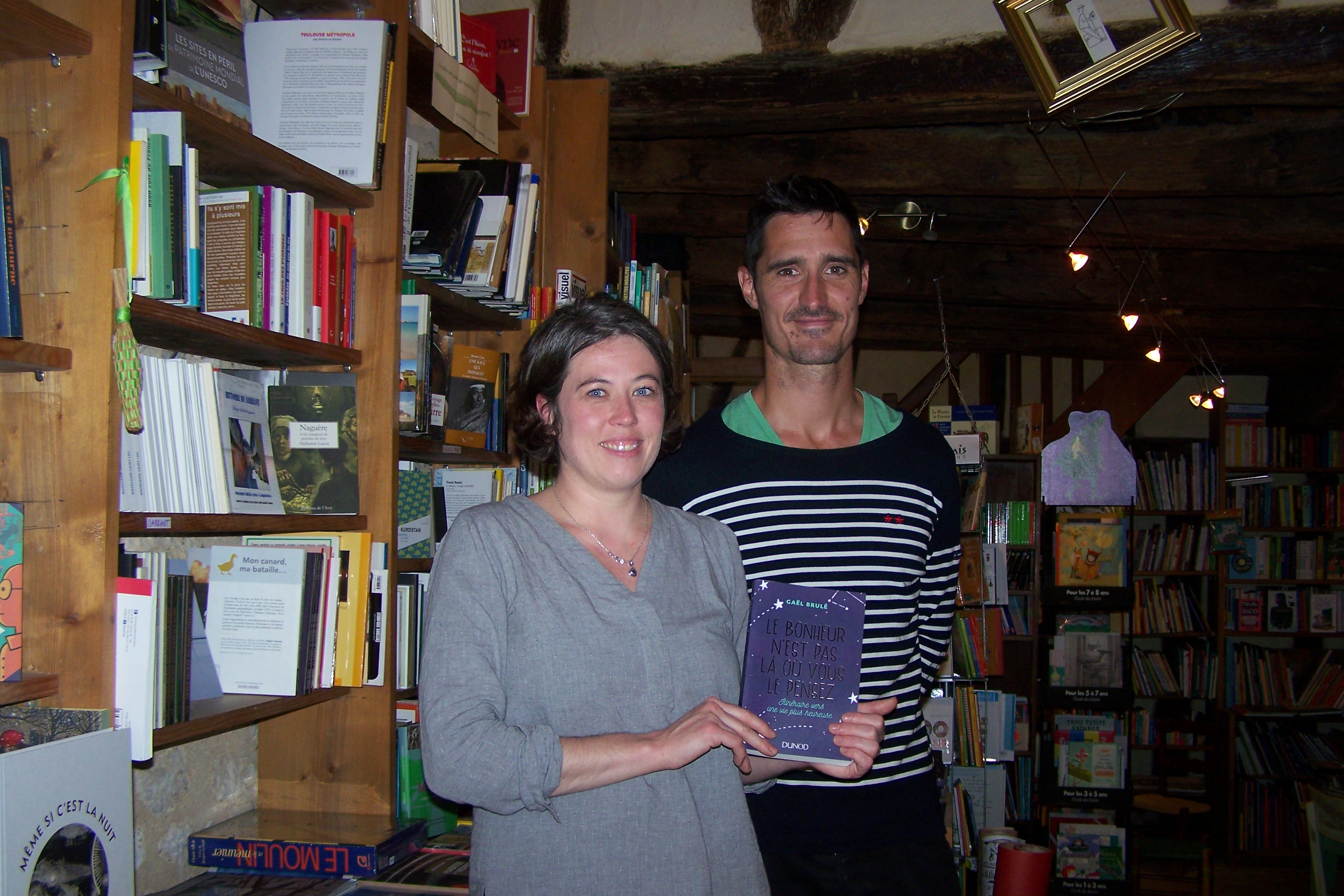 Gaël Brulé écrivain à la librairie de Sarrant 002.JPG