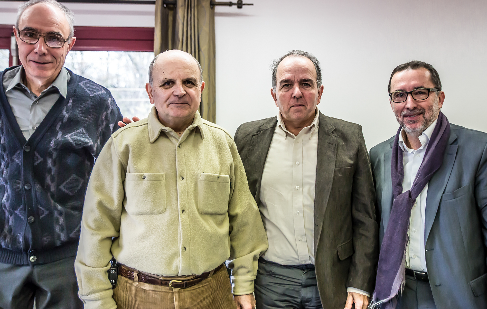 Christian Jourde Robert Deslattes Alain Caillau et Christian Peyret 1bis 141214.jpg