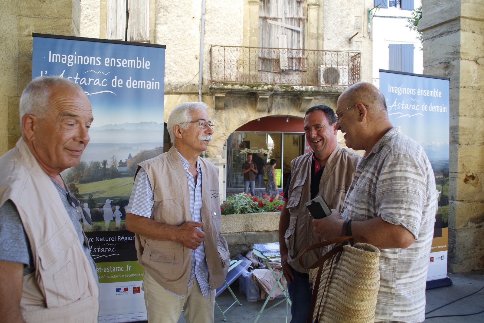 Mielan PNR 08082019 (1) Michel Doneys, Jean Loup Arenou Chrsitian Duprat, Richard Mafioli.JPG