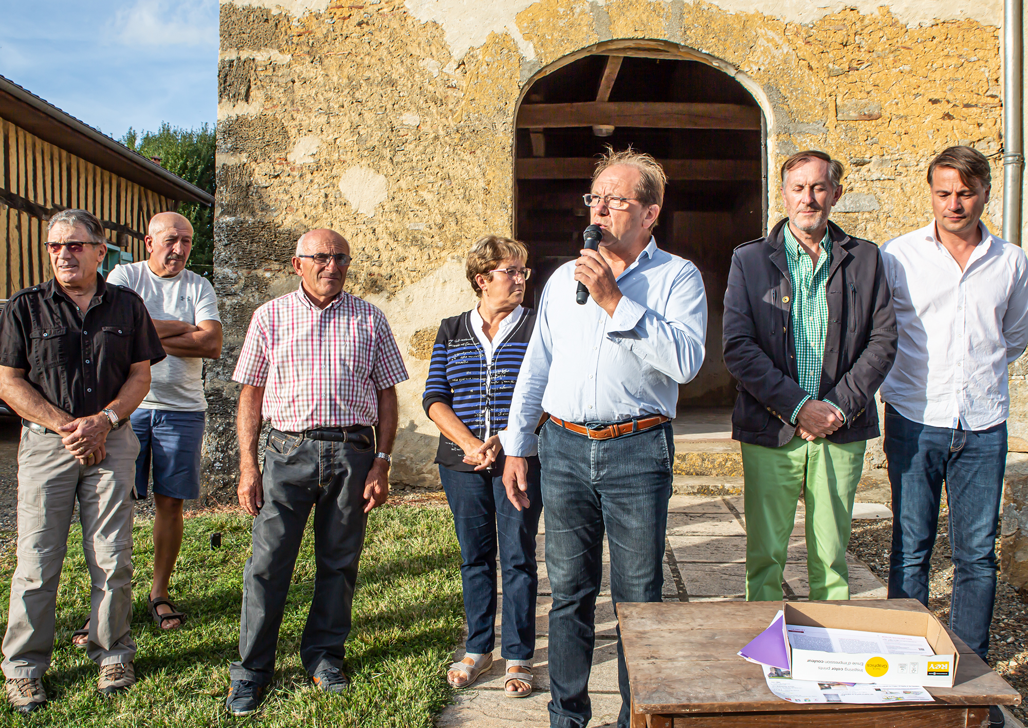 4 Alain Marin avec Christophe Jankowiak et des CM 1bis 270919.jpg