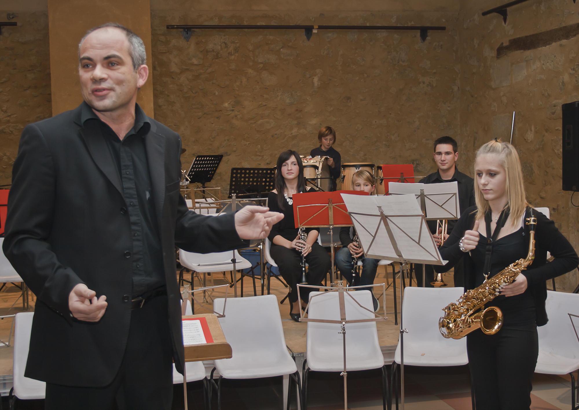 La classe d'orchestre avec saxo soliste 1  201110.jpg