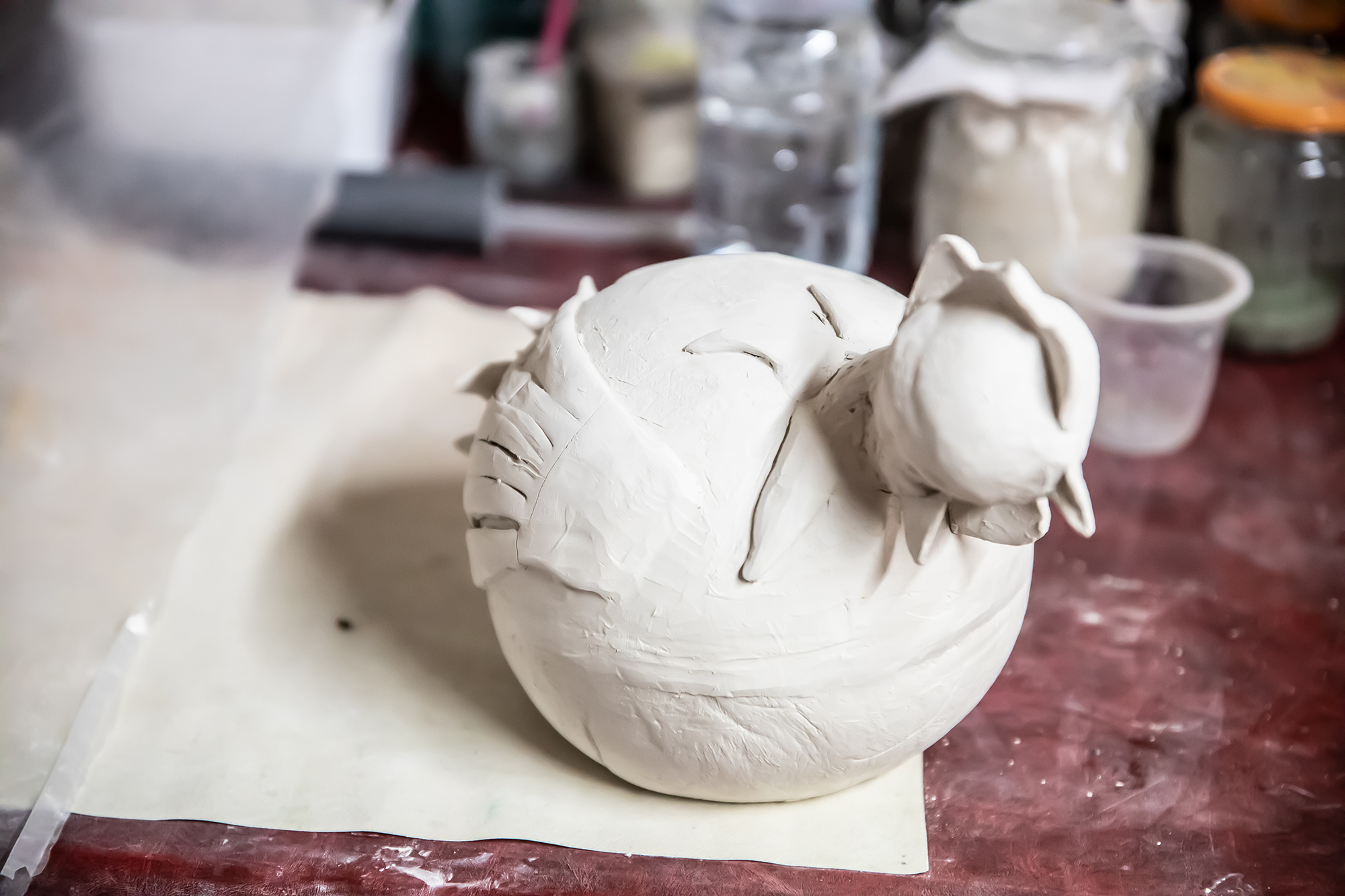 24 Poule en cours de Marie Dular 1bis 121219.jpg
