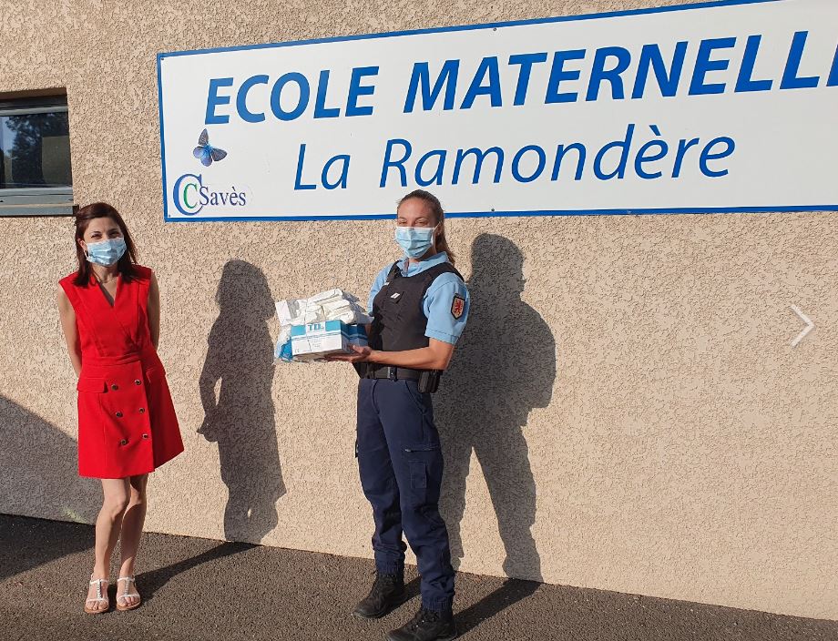 gendarmerie masque fleurance.JPG