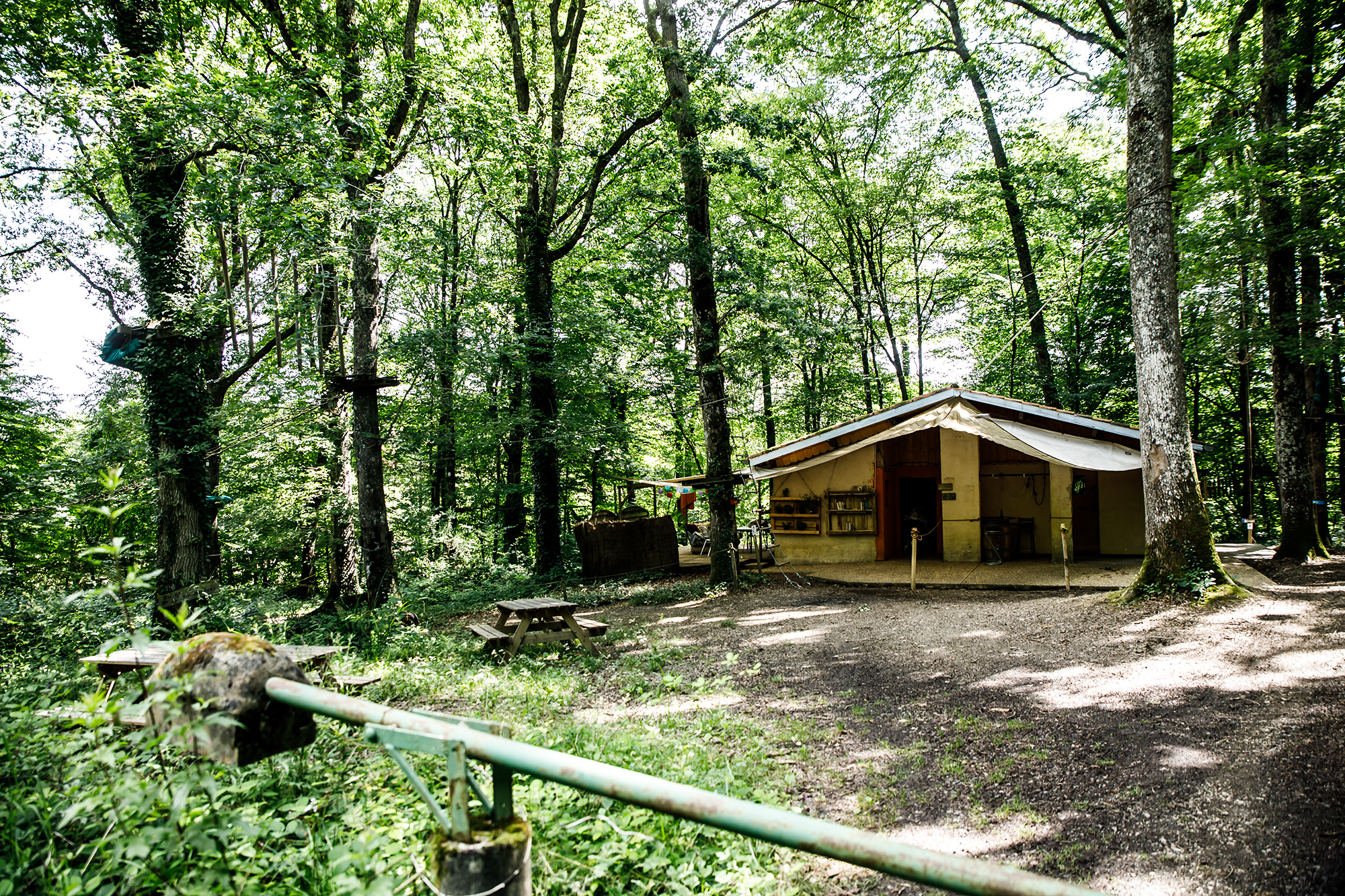 4 Départ de l'Acro'branche au bord du lac d'Aignan 1bis 190620.jpg