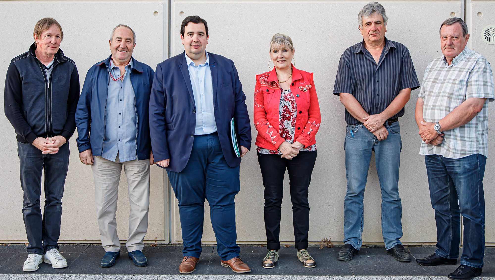 1 Eric Artigole Jean Duclavé Vincent Gouanelle  Patricia Galabert Pierre Cazères Bernard Hamel 1bis 150720.jpg