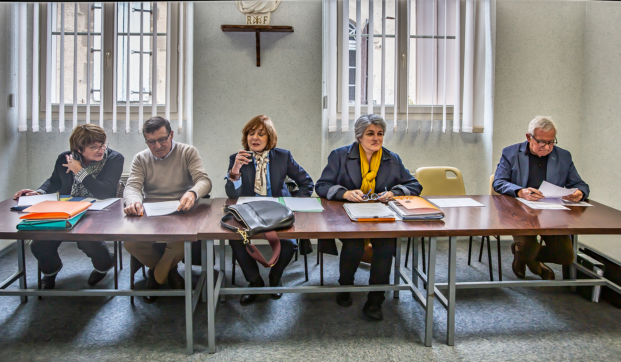1 Danielle Gacoin Christian Clayzac Marianne Laborde Corinne Fournier et Jacques Barthe 1bis 270419.jpg