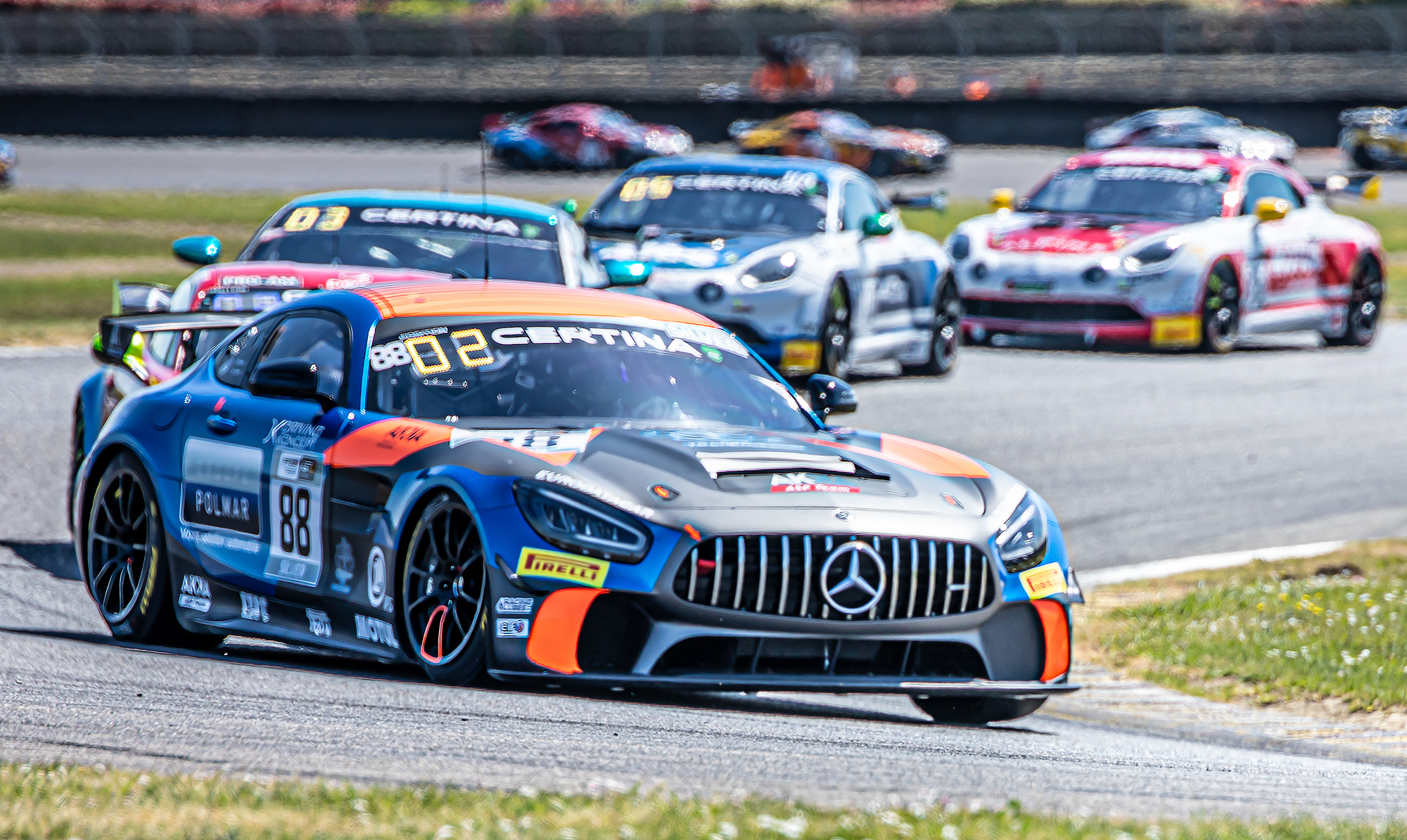 13  GT4 Course 1 Mercedes Akka n°88 Evrard Buret 1bis 040421.jpg