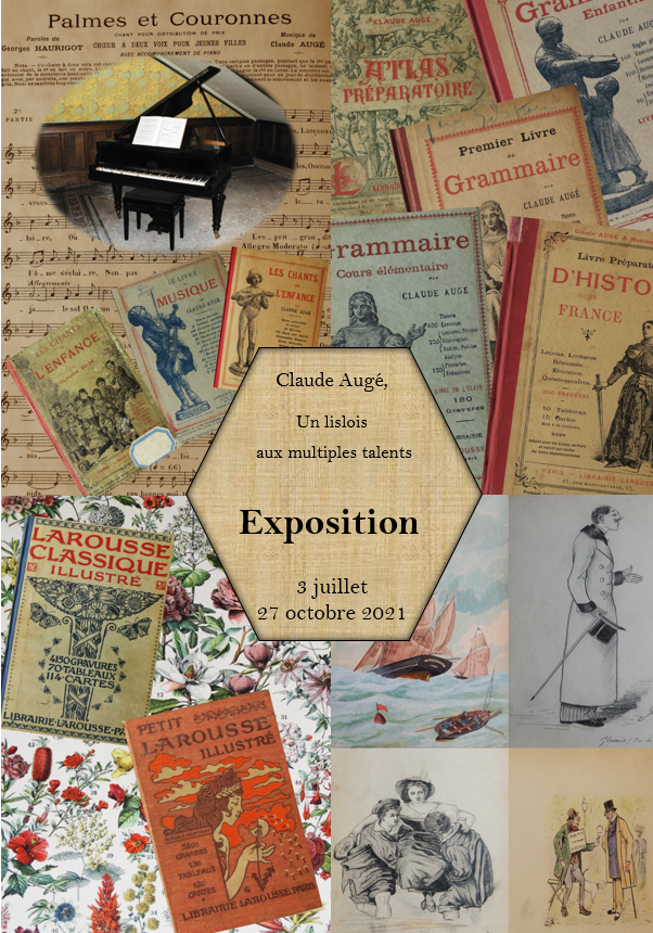 Affiche exposition. Claude Augé, un lislois aux multiples talents.PNG