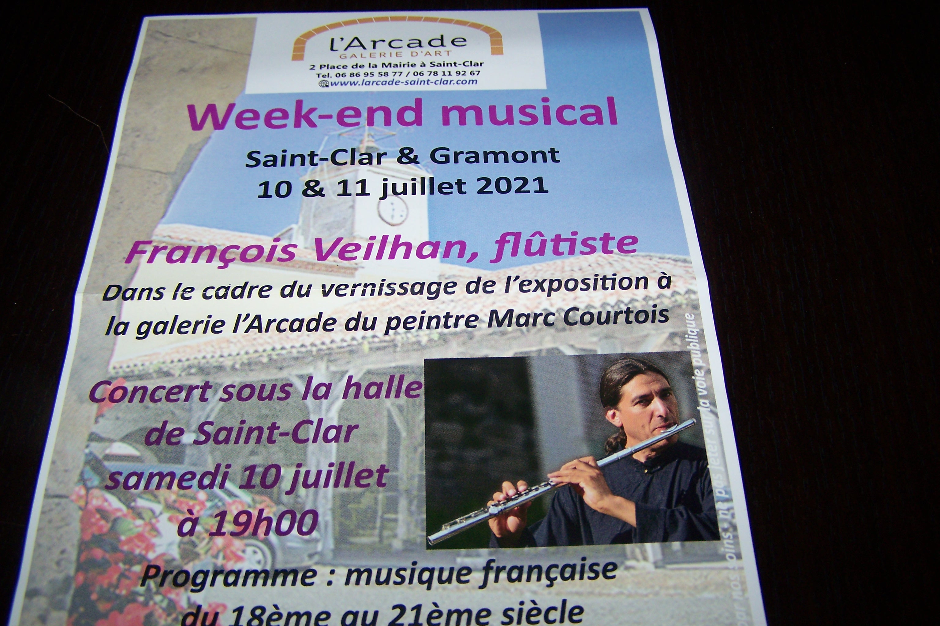 affiche François Veilhan flutiste à St Clar 001.JPG