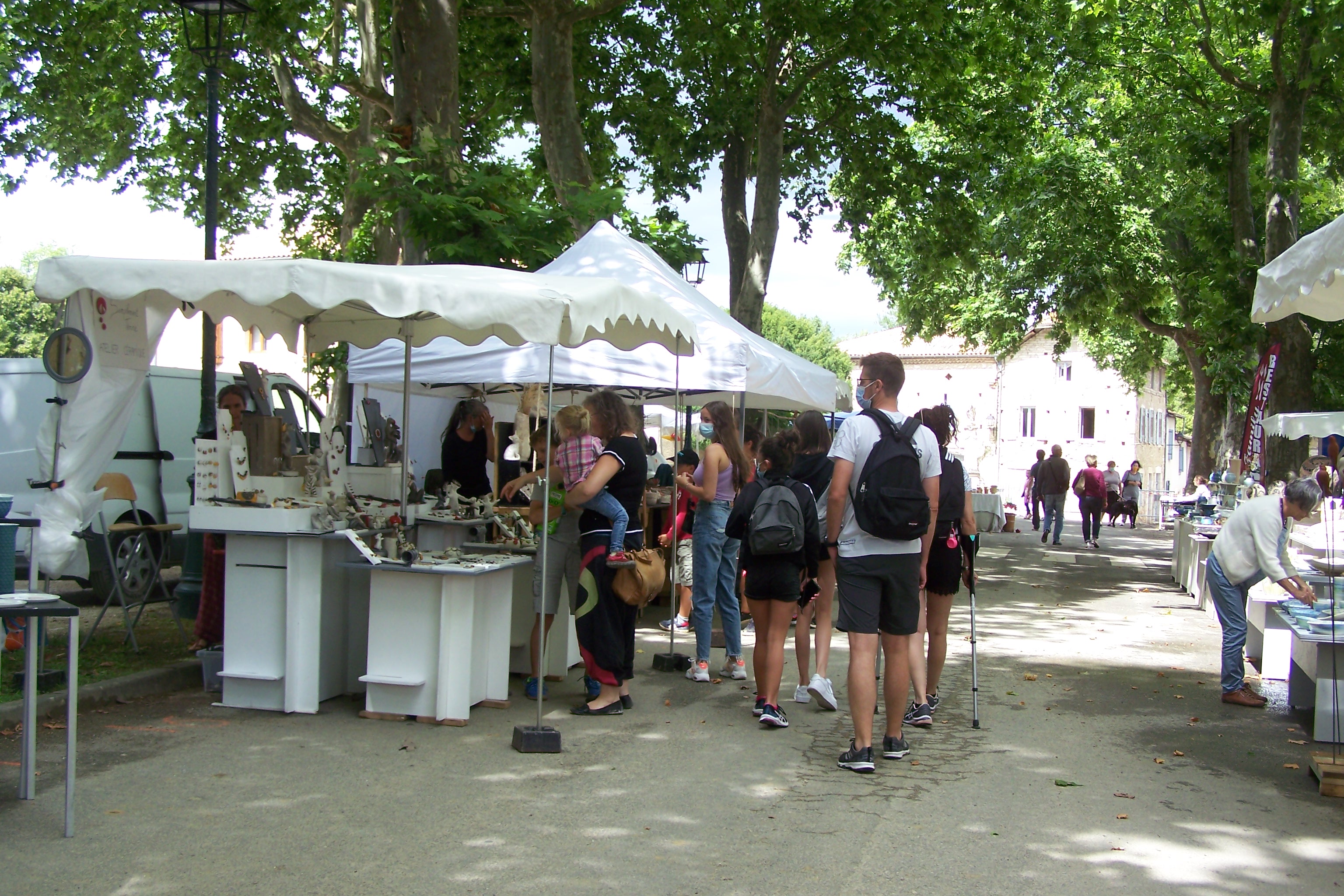 Expo et potiers Sarrant et expo léa Aquilina