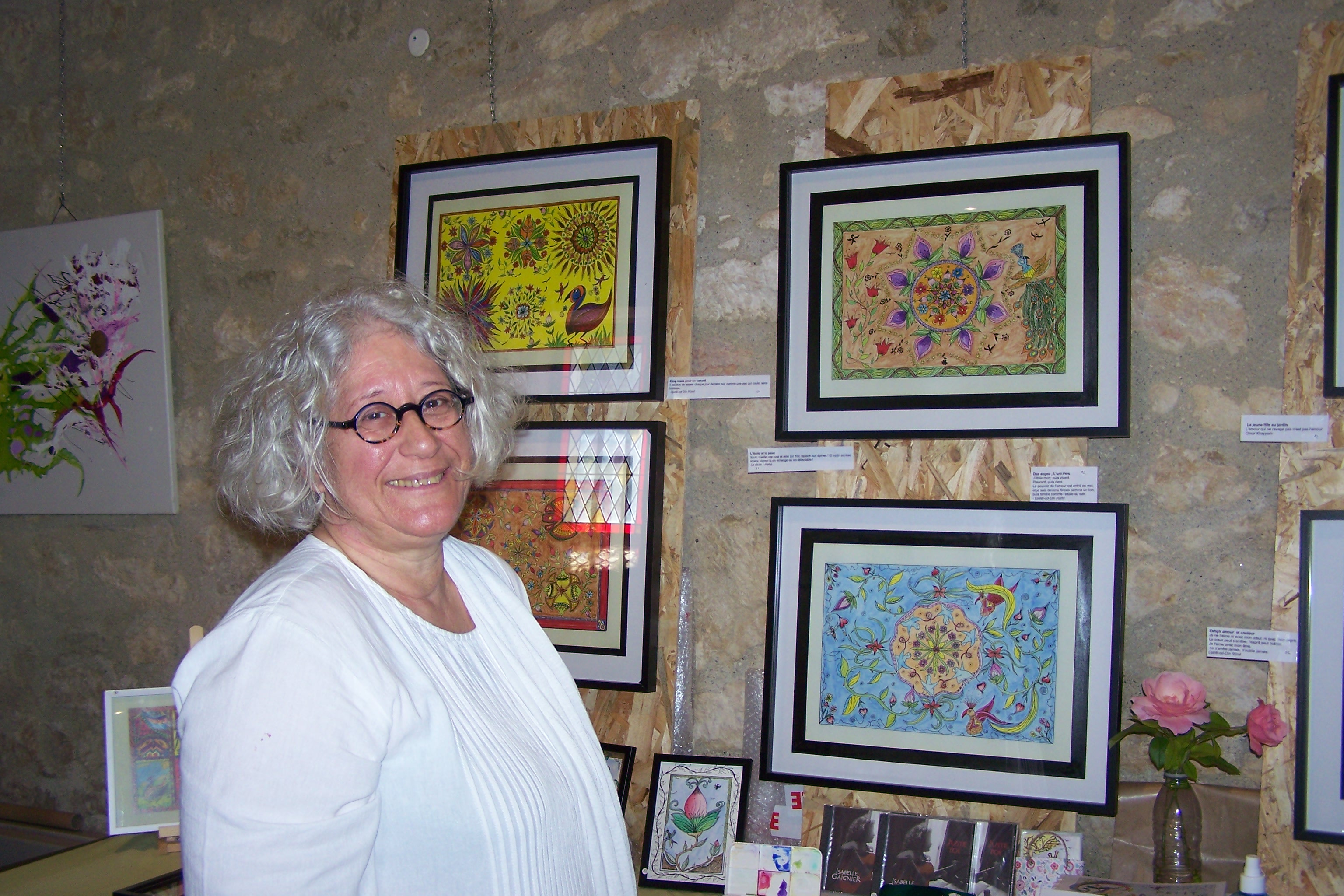 Expo et potiers Sarrant et expo léa Aquilina St Clar 005.JPG
