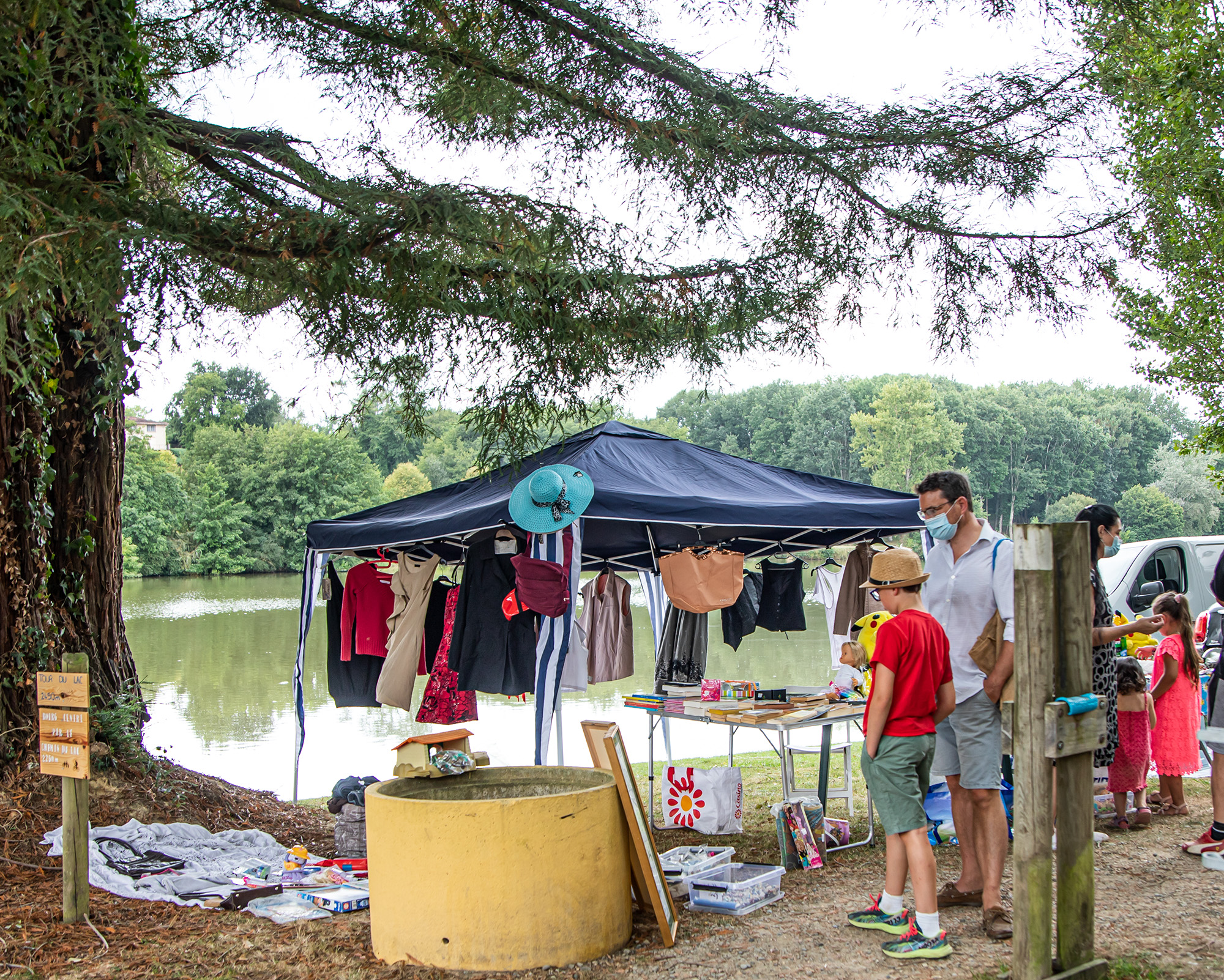 1 Stand au bord du lac du Houga 1bis 220821.jpg