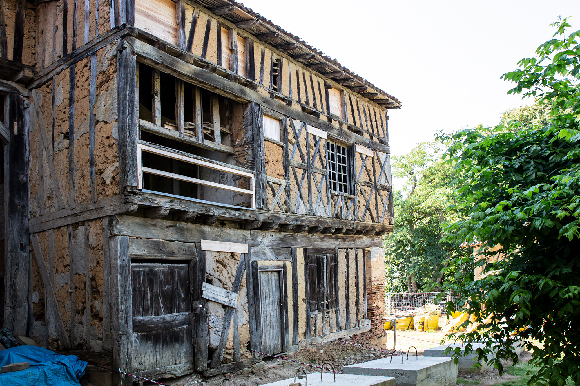 2 Façade du Castet côté Manse 1bis 290618.jpg