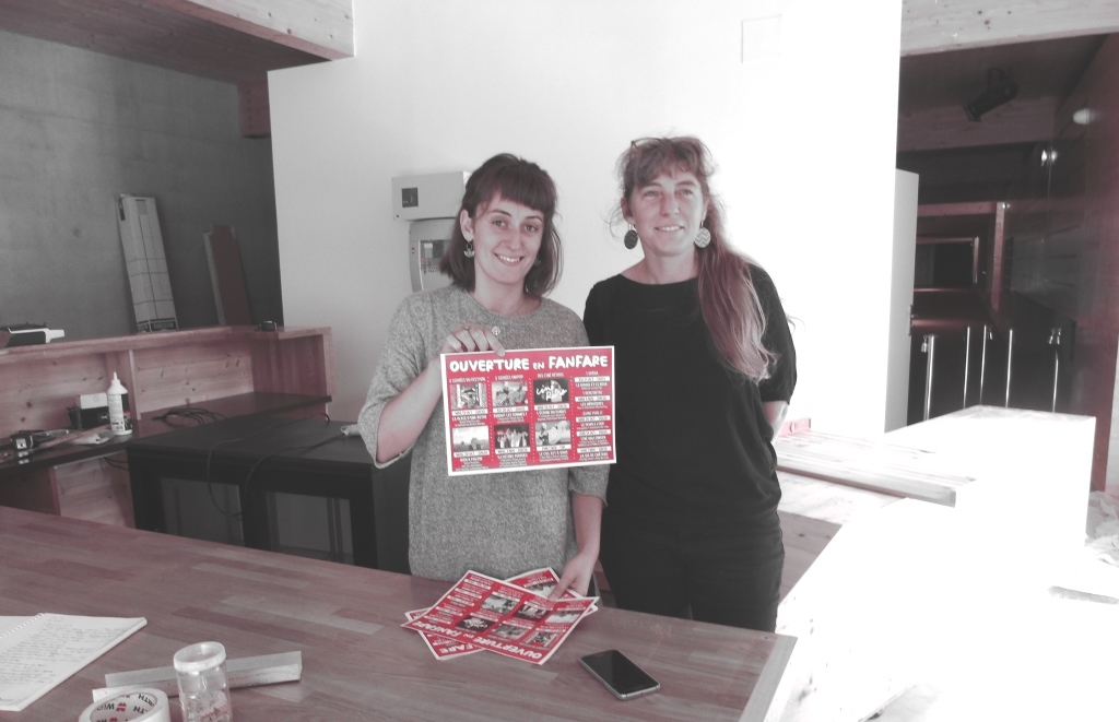 Sylvie Buscail déléguée générale et Agathe Vivès chargée de communication