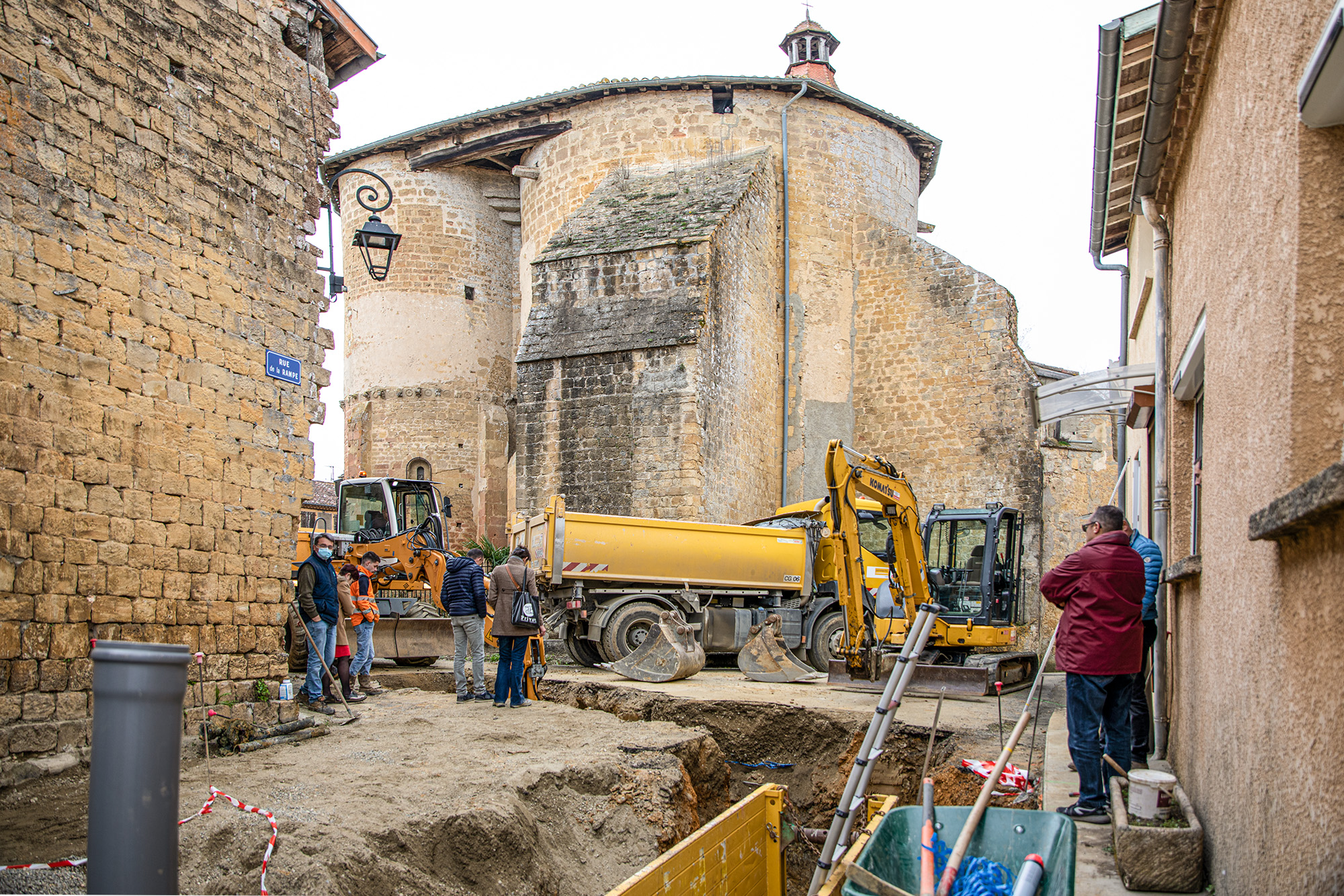 1 Le chantier vue de la rue de la Rampe 1bis 080322.jpg