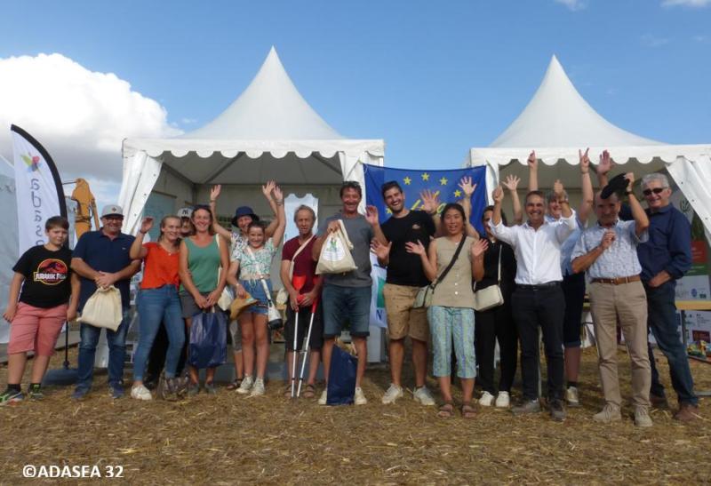 Remise des prix au stand de l'ADASEA