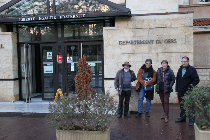 Délégation reçue au Conseil départemental