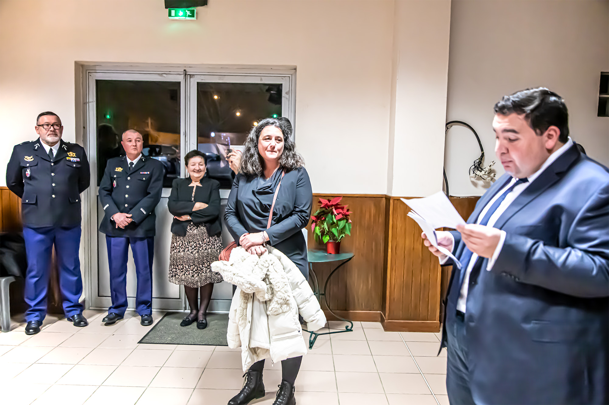 9 Les gendarmes dont le mj Alain Henry Christiane Pieters Edwige Sauviat et Vincent Gouanelle 1bis 140123.jpg
