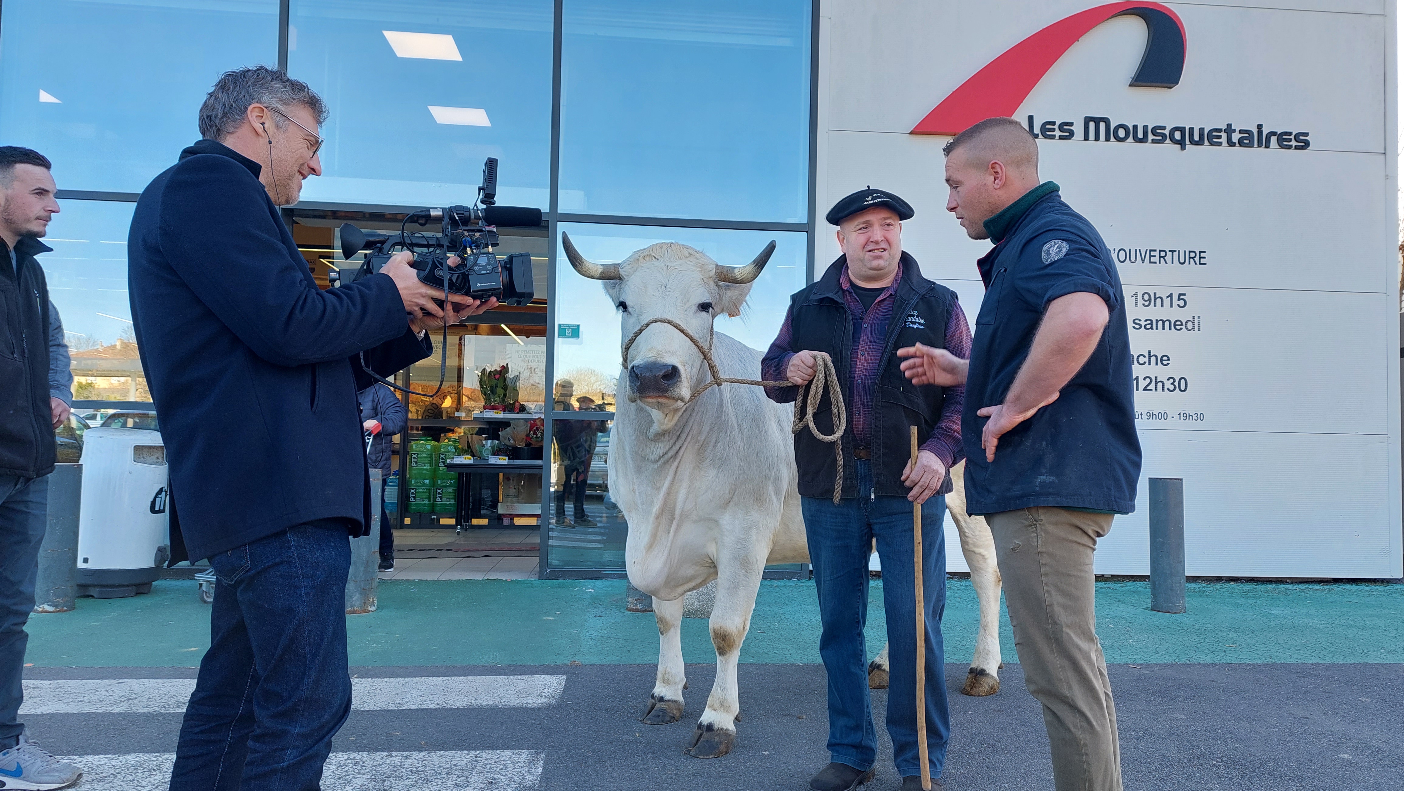 Passage par l'enseigne Intermarché  où elle finira  sa vie