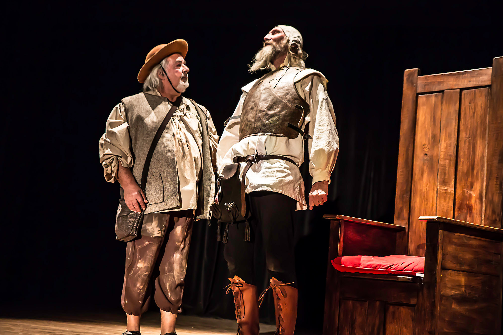 9 Don Quichotte rencontre Sancho Pança et en fait son écuyer 1bis 131117.jpg